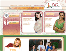 Tablet Screenshot of prescottwomensclinic.com
